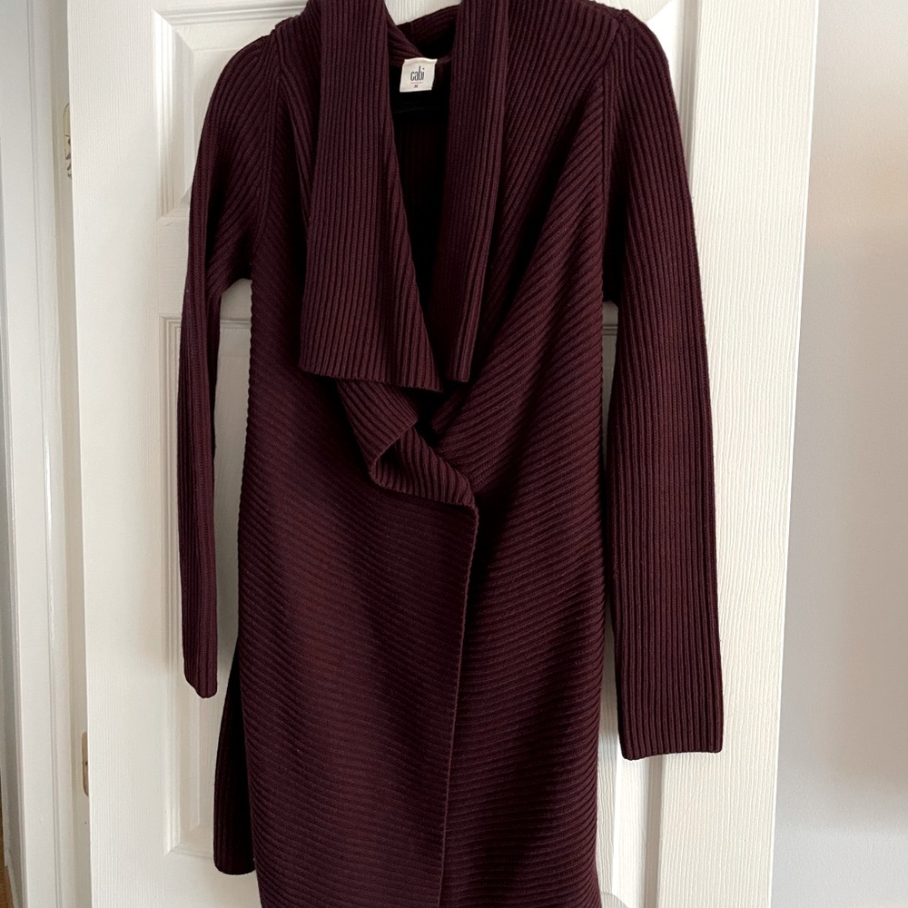 CAbi Purple cardigan sweater